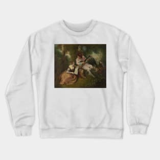 The Love Song - Antoine Watteau Crewneck Sweatshirt